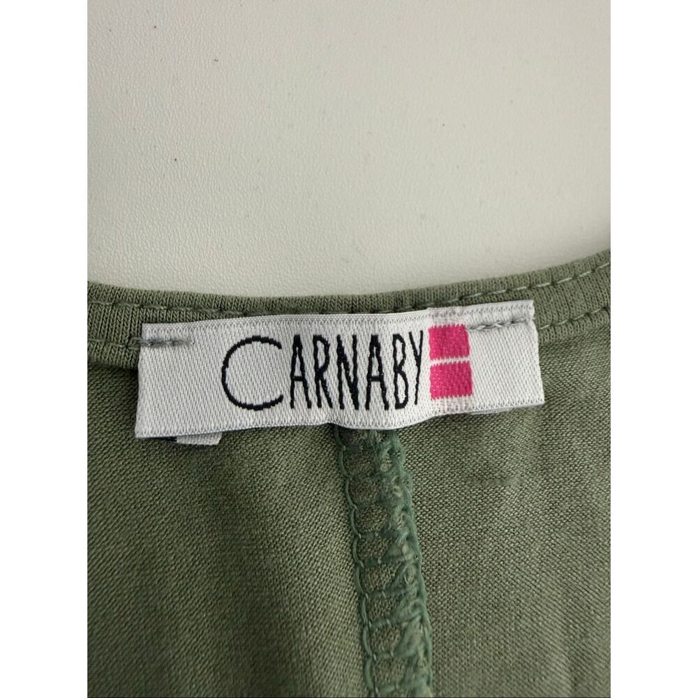 Carnaby Sage Green Maxi Dress Size S Minimalist Boho Flowy European Collection - Picture 14 of 16